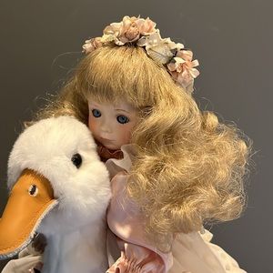 Collectors Doll on Goose Easter 🐣 decor